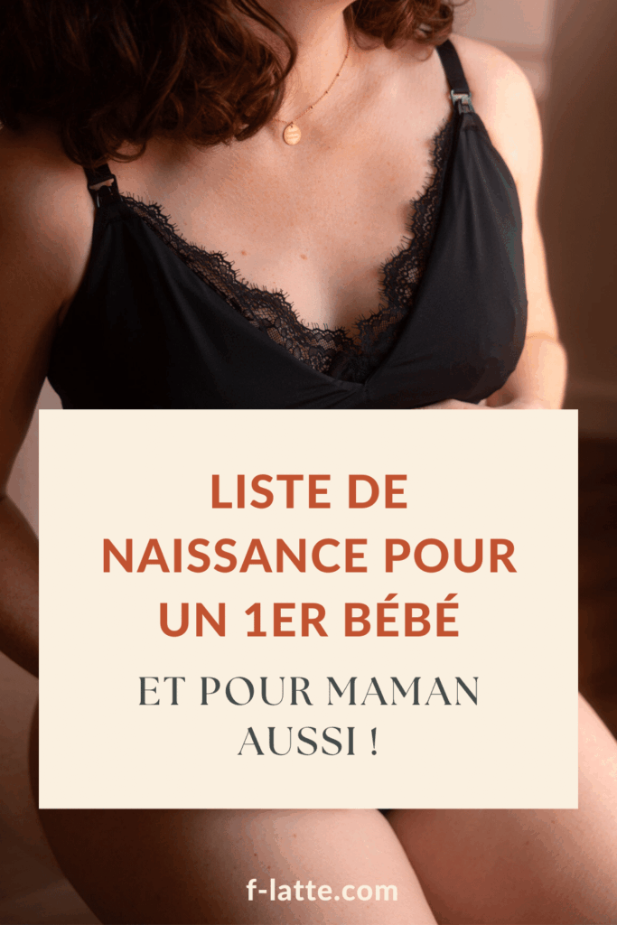 F’Latté : exemple de liste de naissance pour un 1er bébé (et pour maman aussi !)